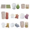 Bamboo Castings Molds 3D Panda Resins Silicone Mould Making top sale