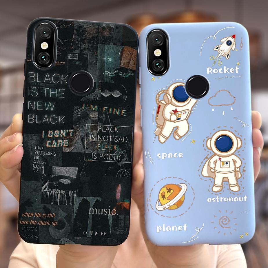 For Xiaomi Redmi 6 Pro Case Cute Dinosaur Cartoon Cover Soft Silicone Phone Case For Xiaomi Redmi Note 6 Pro Note6 Fundas Bumper