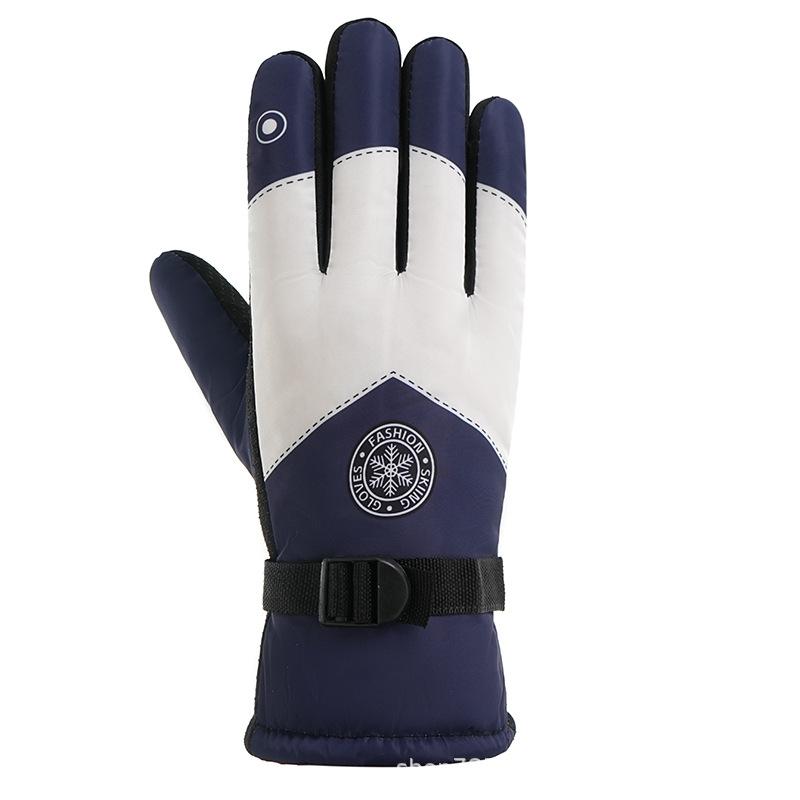 Winter ski gloves touch screen motorcycle fleece warm thickened riding waterproof, windproof and non-slip outdoor