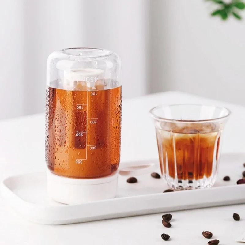 Hand Brewed Cold Brew Coffee Pot Portable Cold Brew Bottle Accompanying Cup Household Lemon Juice Smoothie Cup Filter Cup