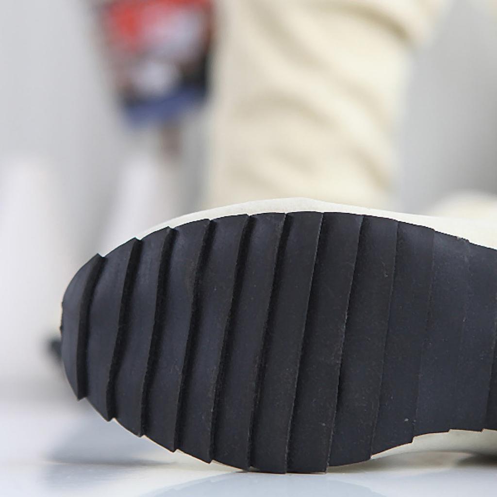 Spring and Autumn Fashion Ladies Inner Height Increase Frosted Leather Medium Boots Students Bow Wedge Heel Women's Shoes