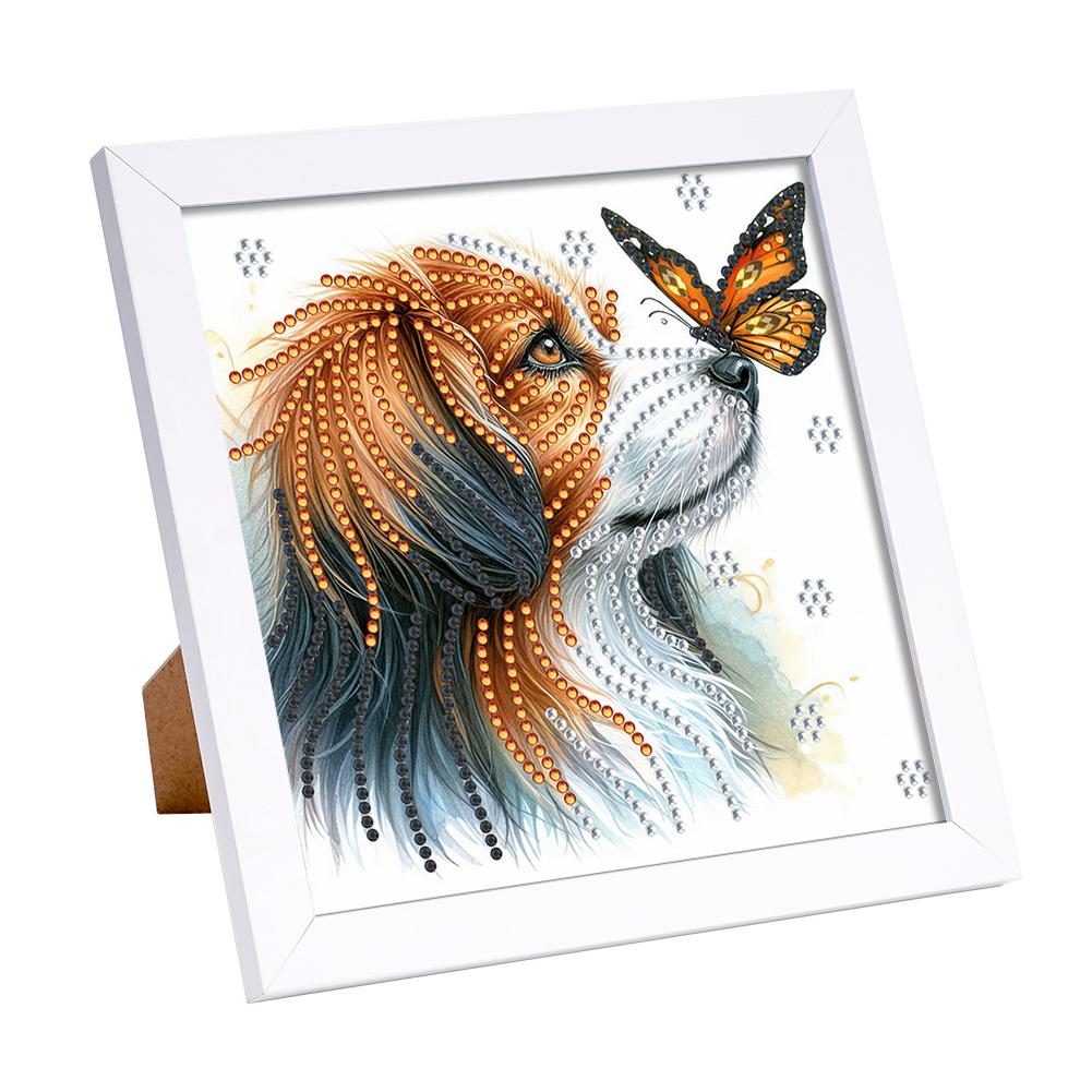 5D DIY Partial Special Shaped Drill Diamond Painting Kit W/ Frame Decor