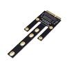 PCIE zu NVME Adapterkarte Board Konverter Erweiterungskarte Riser Unterstützt 2230 2242 2260 2280 NVME PCIE M-Taste