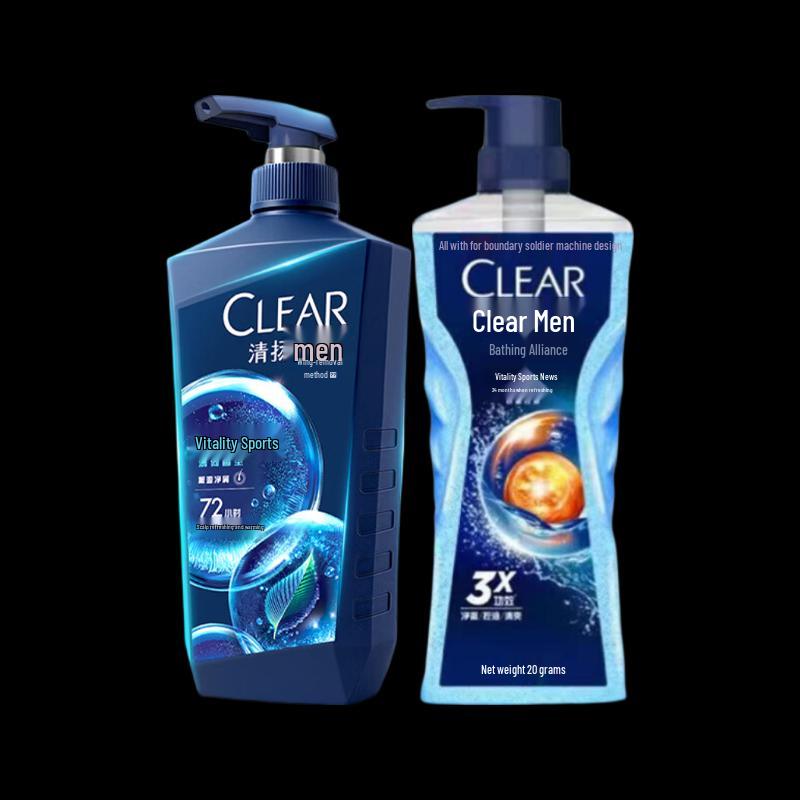 Набор Clear Men Vitality Sport Шампунь против перхоти и Гель для душа