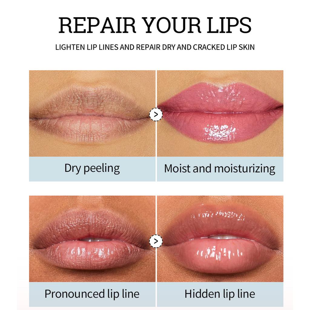 Plumping Lip Oil with Fruit Flavor, Mirror Shine Gloss - Long-Lasting Hydration Makeup for Women