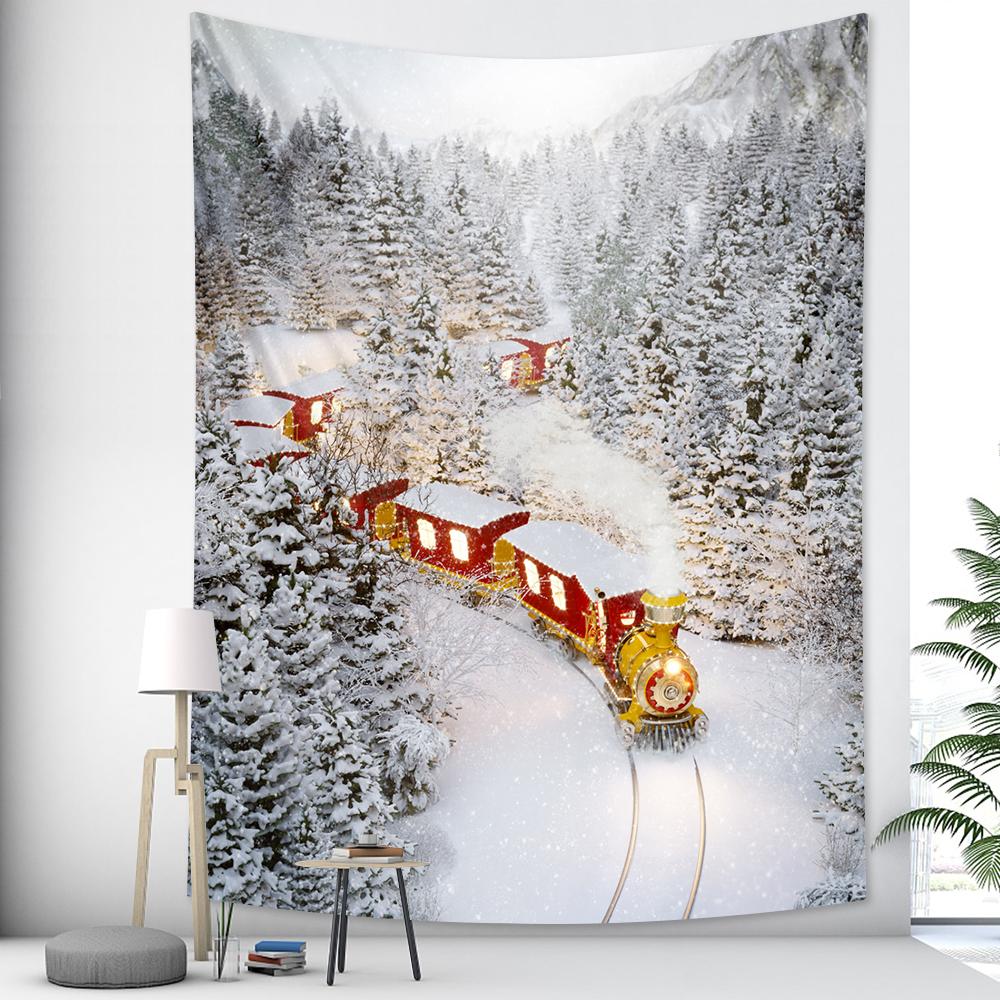 Home Art Decor Backdrop Christmas Tree Wall Tapestry Bohemian Living Room Mandala