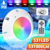 55W 531 LED 2835SMD RGB LED Unterwasser Schwimmbadlicht Lampe mit Fernbedienung IP68 Wasserdicht Poolparty Brunnenlicht