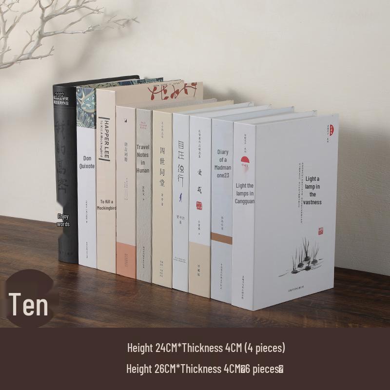 Xianci Chinese Office Decorative Fake Book for Study or Shop Display