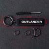 Anti-lost Car Keychain Fashing Decoration Keyring Auto Vehicle Key Chain Holder Gift For Mitsubishi Outlander Car Accessorie