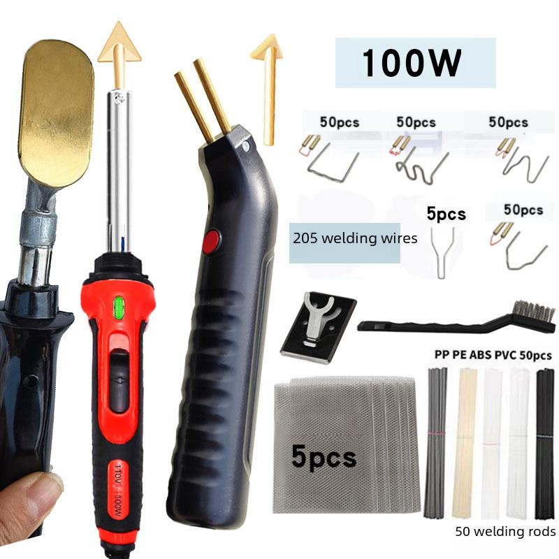 Electric Soldering Iron for Car Bumper Repair: Plastic Crack Welding and Auto Maintenance Tool Kit
