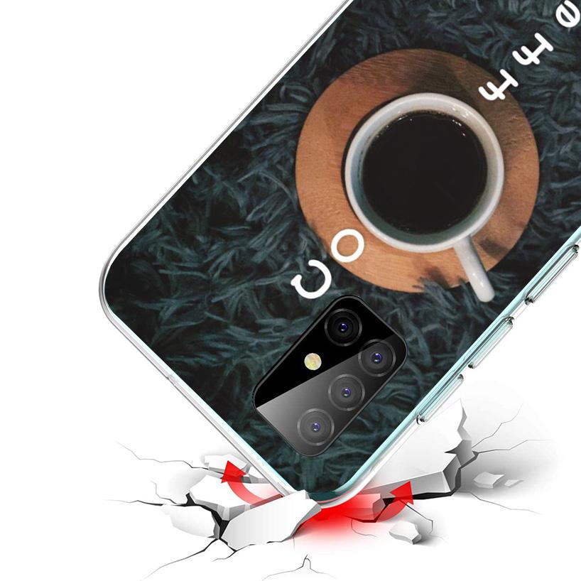 Coffee Wine Cup Phone Case For Samsung Galaxy A17 A16 A15 A14 A13 A57 A56 A55 A54 A53 A37 A36 A35 A34 A33 A26 A25 A24 A23 Galaxy