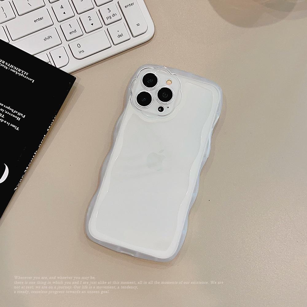 

Lace Wave Camera Suitable for IPhone13promax IPhone Case 1511 Silicone 12 Sets 14 15promax