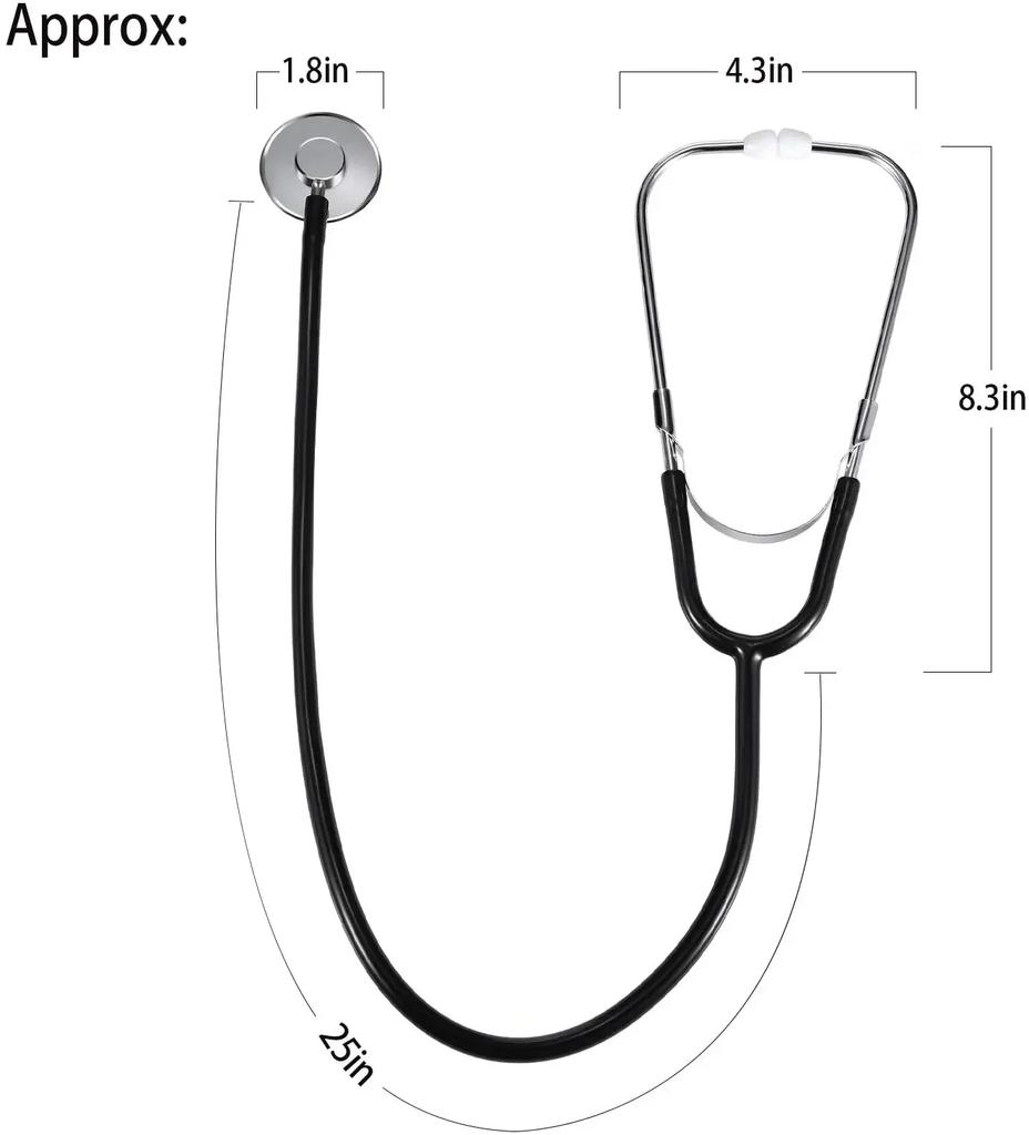 Stethoscope Toy Real Working Stethoscope For Kids Children Role Play Nursing Costume Cute Doctor Medical Pretend Game Accessory