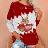 Autumn and winter high street printing retro printing sweater men's and women's same loose hooded pullover sweater