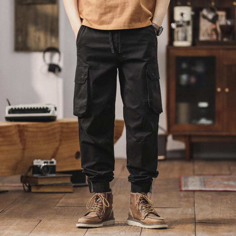 Overalls Men's Outdoor Loose Pants Trendy Brand Men's Retro Men's Pants Sports Casual Pants Premium Men's Clothing