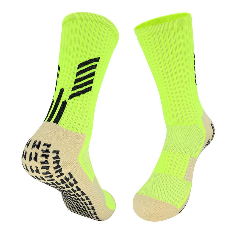 Professional Training Non-Slip Dispensing Football Socks Men'S Medium Tube Sweat-Absorbing Thickened Towel Bottom Elite Socks Sports Socks