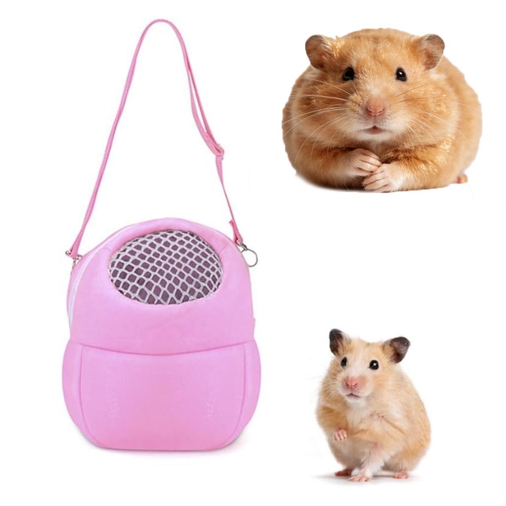 1 Pc Hamster Carrier Bag Portable Outgoing Travel Handbags Small Pet Pouch For Hamster Rat Mini Hedgehog
