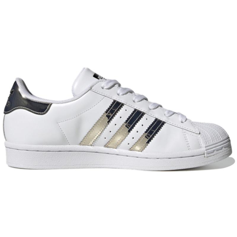 Adidas Superstar Cloud White Silver Metallic Women's Sneakers FW3915