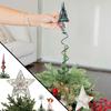 Christmas Tree Topper Stand Sturdy Spiral Holder Twist On Tree Topper Supporter Replacement for Indoor Outdoor Holiday Party