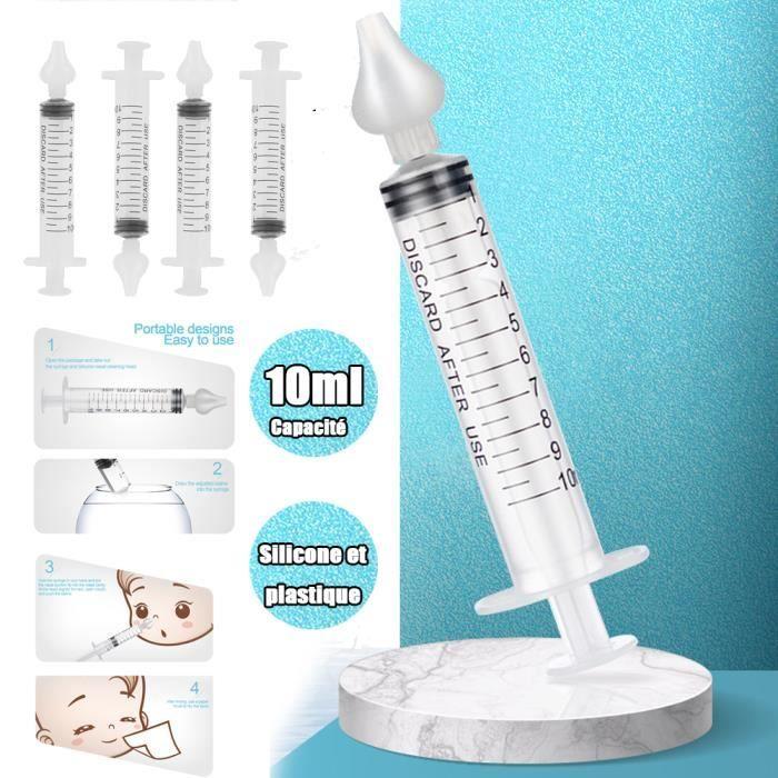 Irrigateur nasal - HB016 - Silicone - Seringue 10 ml - Pratique pour bébé