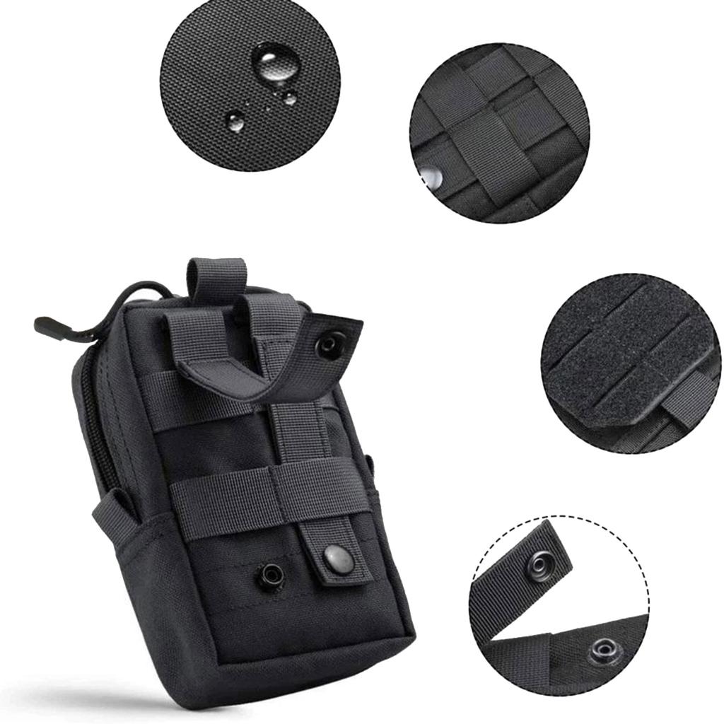 Universal Tactically Phone Pouch Belt Holsters Attachment Belt Holder Waist Bag Cellphone Case Utility Small Pouch