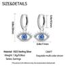 S9 Sterling Silver Blue Travel Magic Eye Earrings Earrings European Premium Beauty
