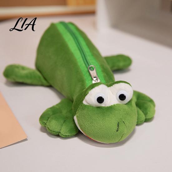 Soft Stuffed Pen Holder Plush Animal Pencil Case, Students Stationery Bag Case with Zipper, Large Capacity Multi-purpose Storage Pouch