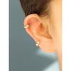 14K Mini Earlobe One-Touch Ring Piercing Earrings