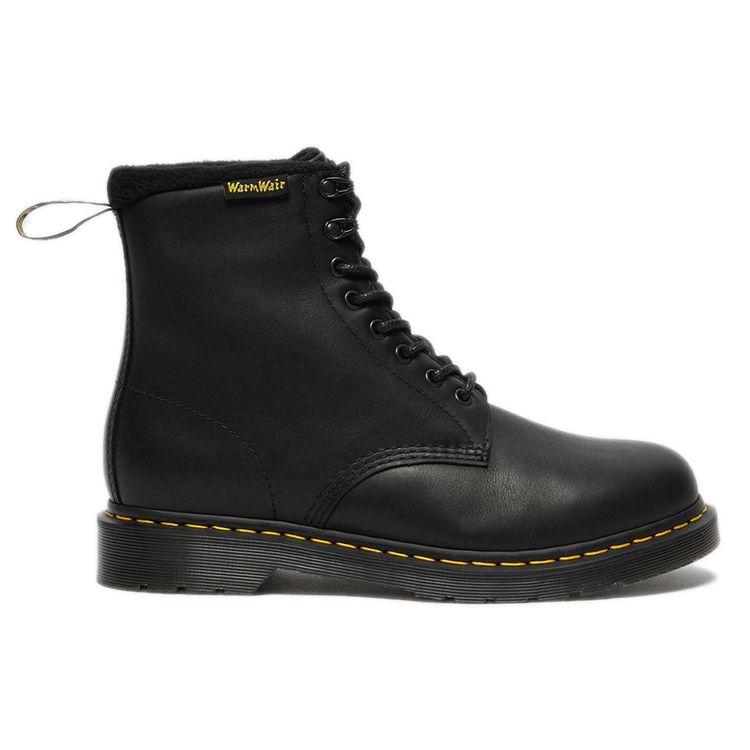 Dr. Martens 1460 WarmWair Leather Lace Up Boot Black Unisex Sneakers 27084001