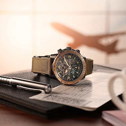 Citizen Promaster Eco-Drive Watch, Men's, Khaki, Water-Resistant, with Aviation Slide Rule, JY8074-11X