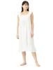 Nightshirt Gauze Rose Ribbon Dress White [Narue] 50/Double Women's M-L