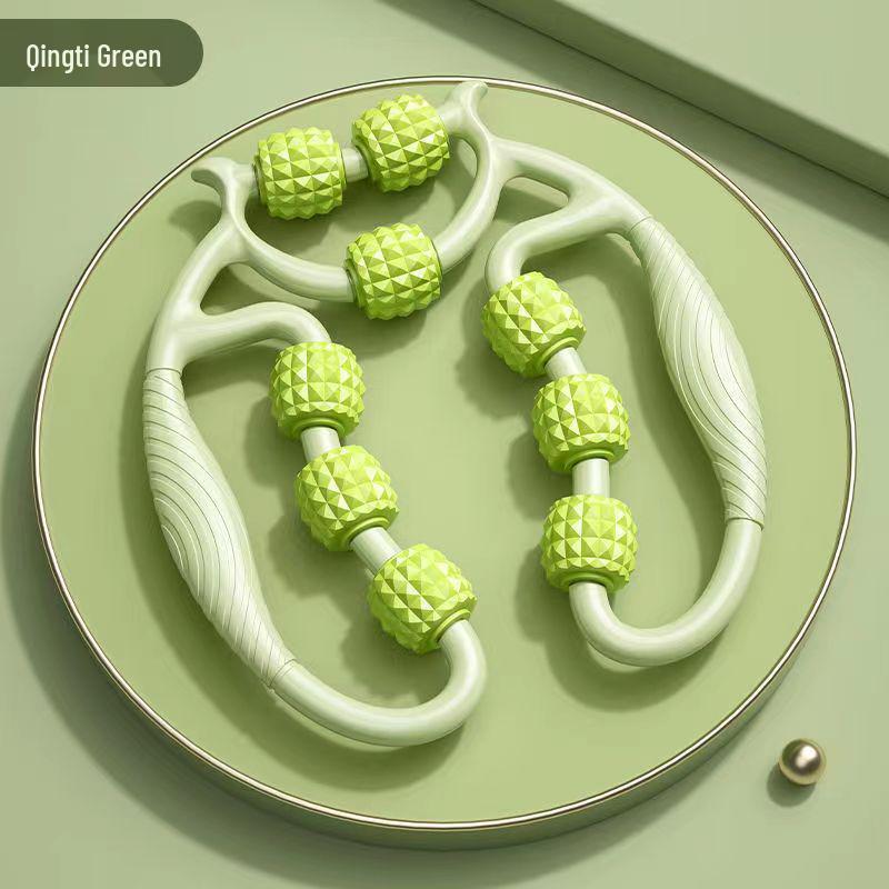 

Массажер для ног с 29 колесиками: Стройные бедра и икры, Расслабляет мышцы, Прибор для красоты ног, Многофункциональный кольцевой ролик.