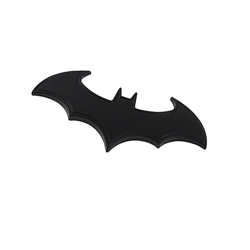 3D Metal Bat Auto Car Logo Cartoon Sticker Metal Badge Emblem Tail Decal Motorcycle Car Decoration Accessories Car Sticker