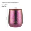 Pure Titanium Double-Layer Coffee Cup: Stylish, Portable, and High-Quality for Home or Outdoor Use.