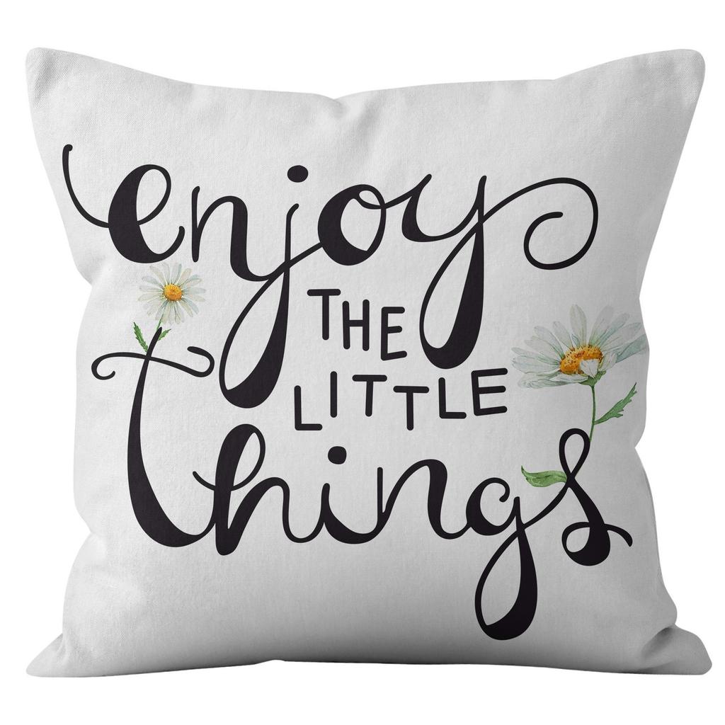 New Small Fresh Daisy Pillowcase, Available Without Pillow Core Home Cushion Cover