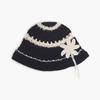 Women's Flower SS Knit Bucket Hat