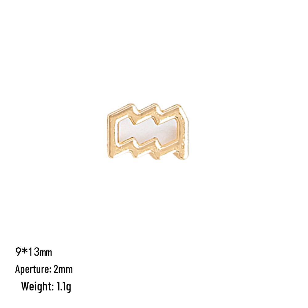 Personalized Zodiac Constellation Alloy Pendant Necklace Set