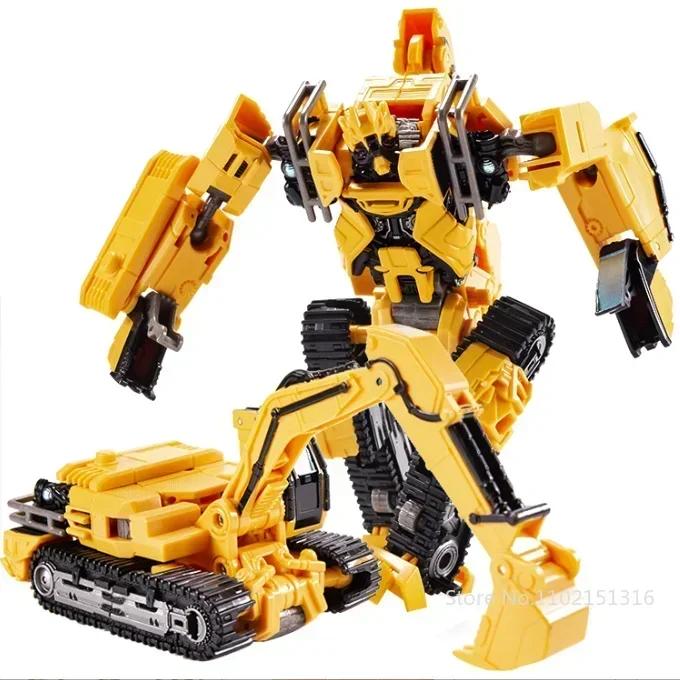AOYI 8 IN 1 Oversize Devastator Transformation Toys Boy Anime Hook Action Figures Robot Car Engineering Vehicle Model Kids 48cm