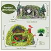 6Pcs Resin Aquarium Decoration Sets Fish Tank Artificial Rockery Landscape Hiding Cave Mountain View Ornament for Cave Pet Fish