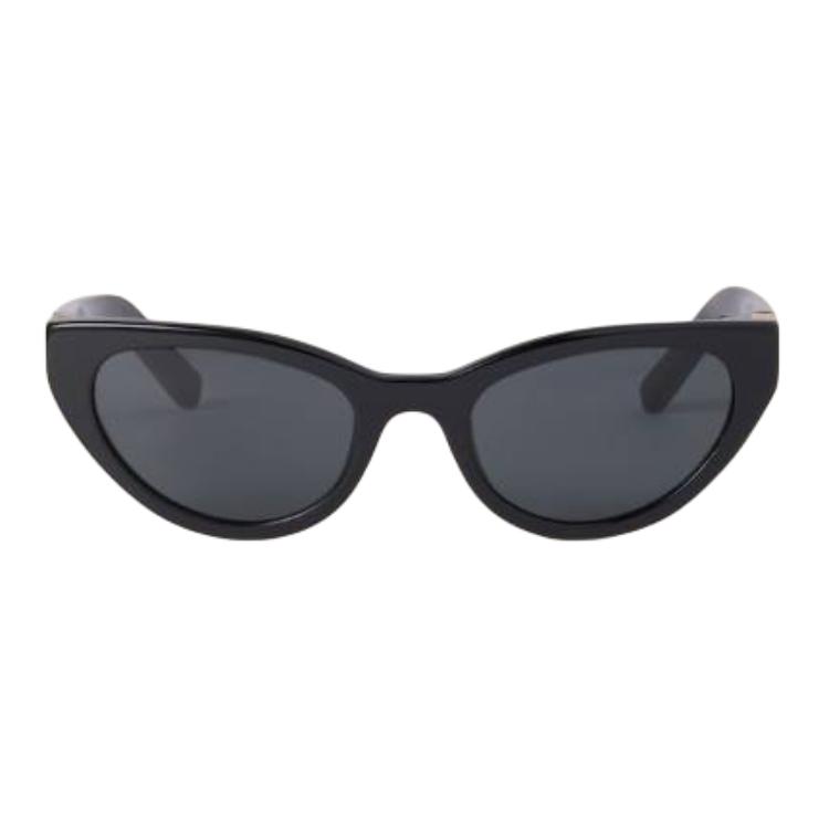 Miu Miu Vertical Logo Acetate Cat Eye Sunglasses Women sunglasses Black SMUA04_E16K_FE08Z_C_054