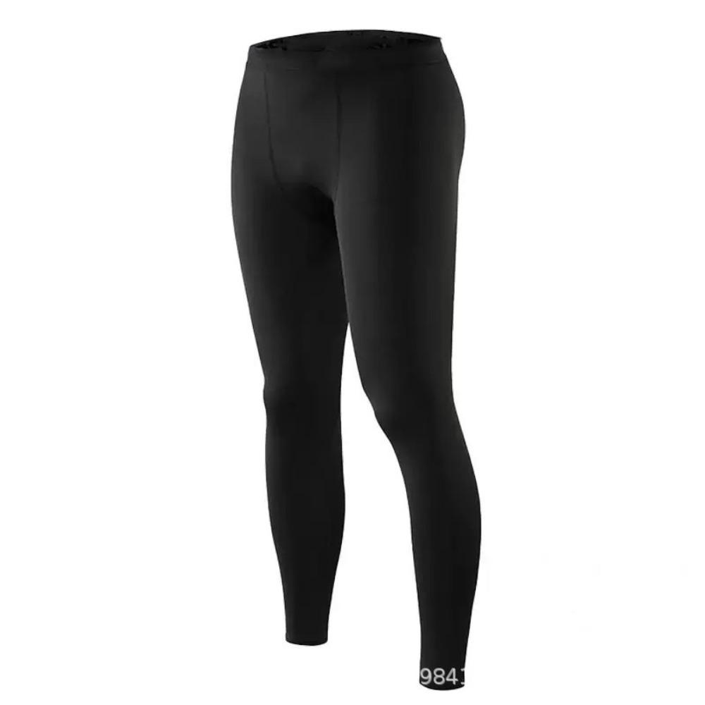 Herren Fleece Thermounterwäsche Set Sport Outdoor Skifahren Basisschicht Fitness Schnelltrocknend Rundhals Lange Unterhosen