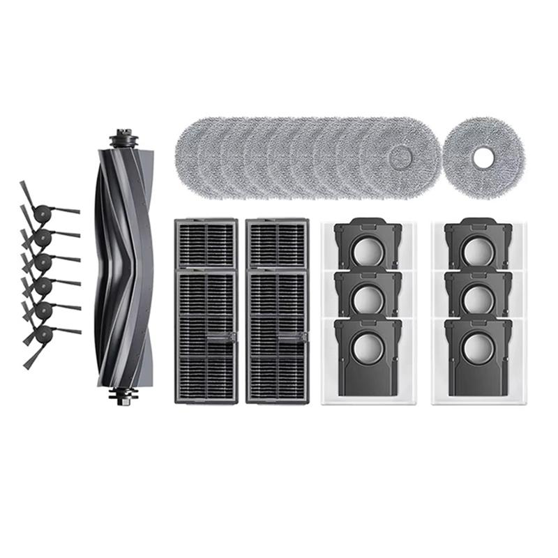 A65T-Akcesoria Do Mova P50 Pro Ultra, Do Mova P10 Pro Ultra Szczotka Tricut Filtr Hepa Ścierka Mopująca Worek na Kurz Pasują