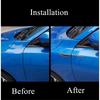 2X Universal 3D Design Car Side Body Fender Trims Decoration Sticker Decal Black