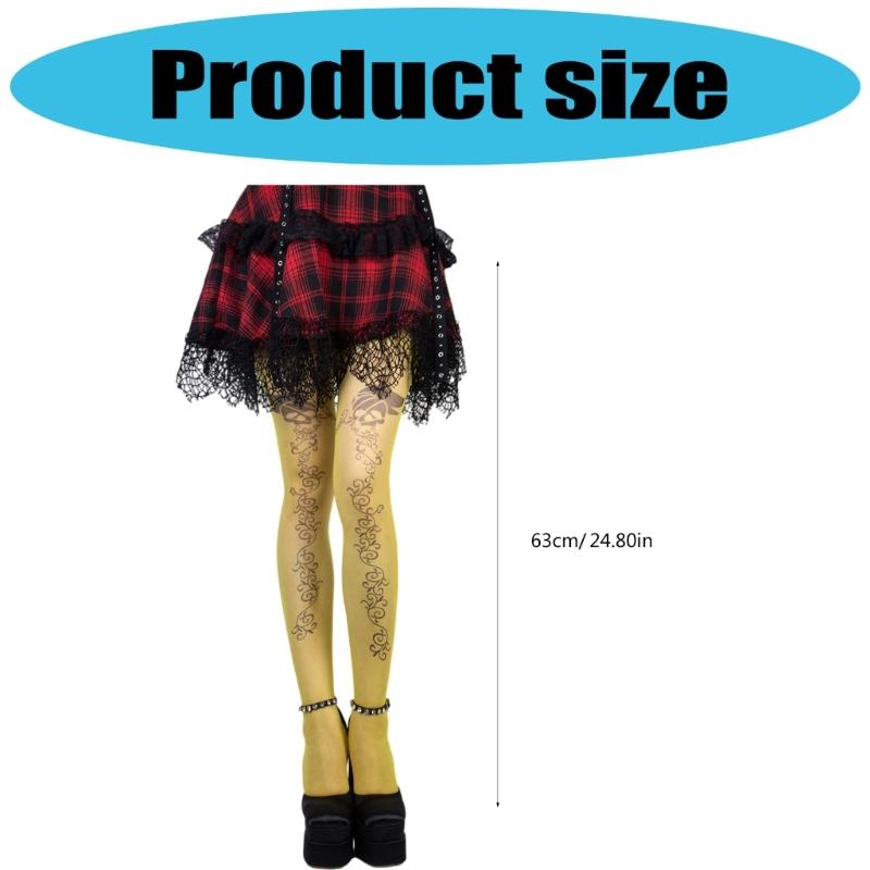 Nylon-Strumpfhose mit Totenkopf-Design, atmungsaktiv, strapazierfähig, für Kostüme