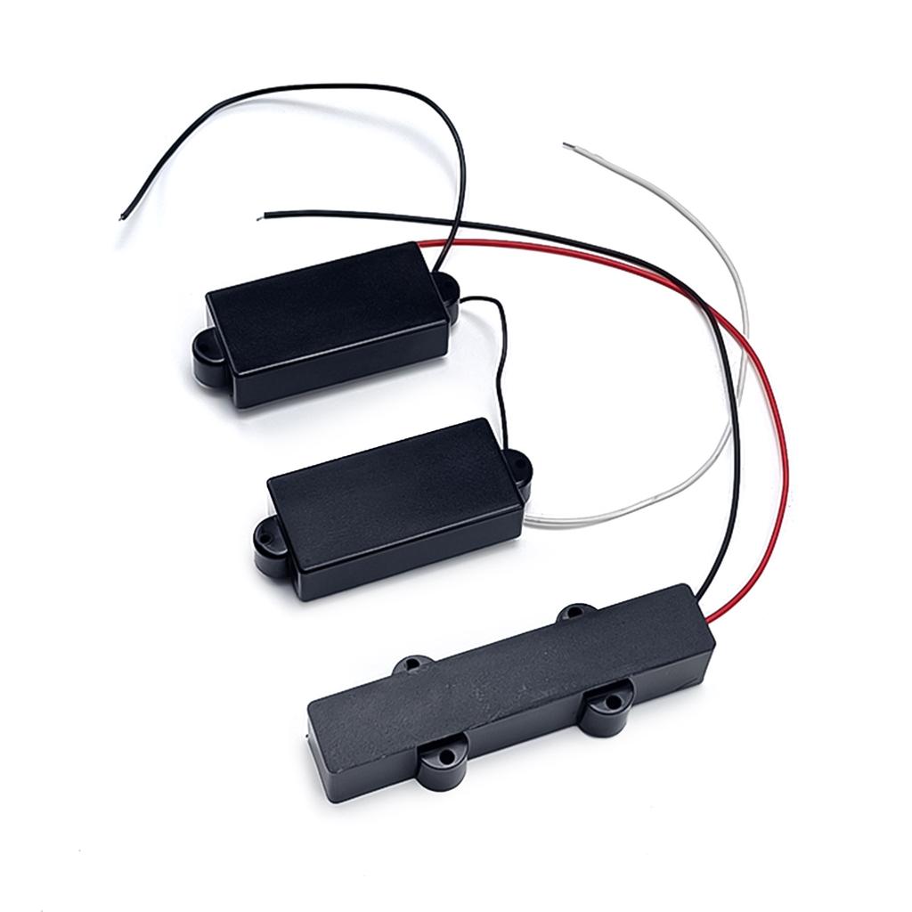 PB Style Bass Guitar Pickup Closed 4-String Precisions PB Bass Pickup Replacement Bass Humbucker Pickups Easy To Use