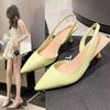 Versatile Sandals Design Sense Temperament Bag Head Sandals 2025 New Pointed Thin Heel Single Shoes Niche High Heels Women