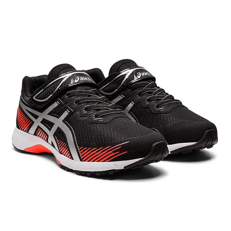 Asics Lazerbeam RG-MG Fitness Test Durable Low-Top Kids Running Shoes Kids Running Shoes Black Orange 1154A132-002