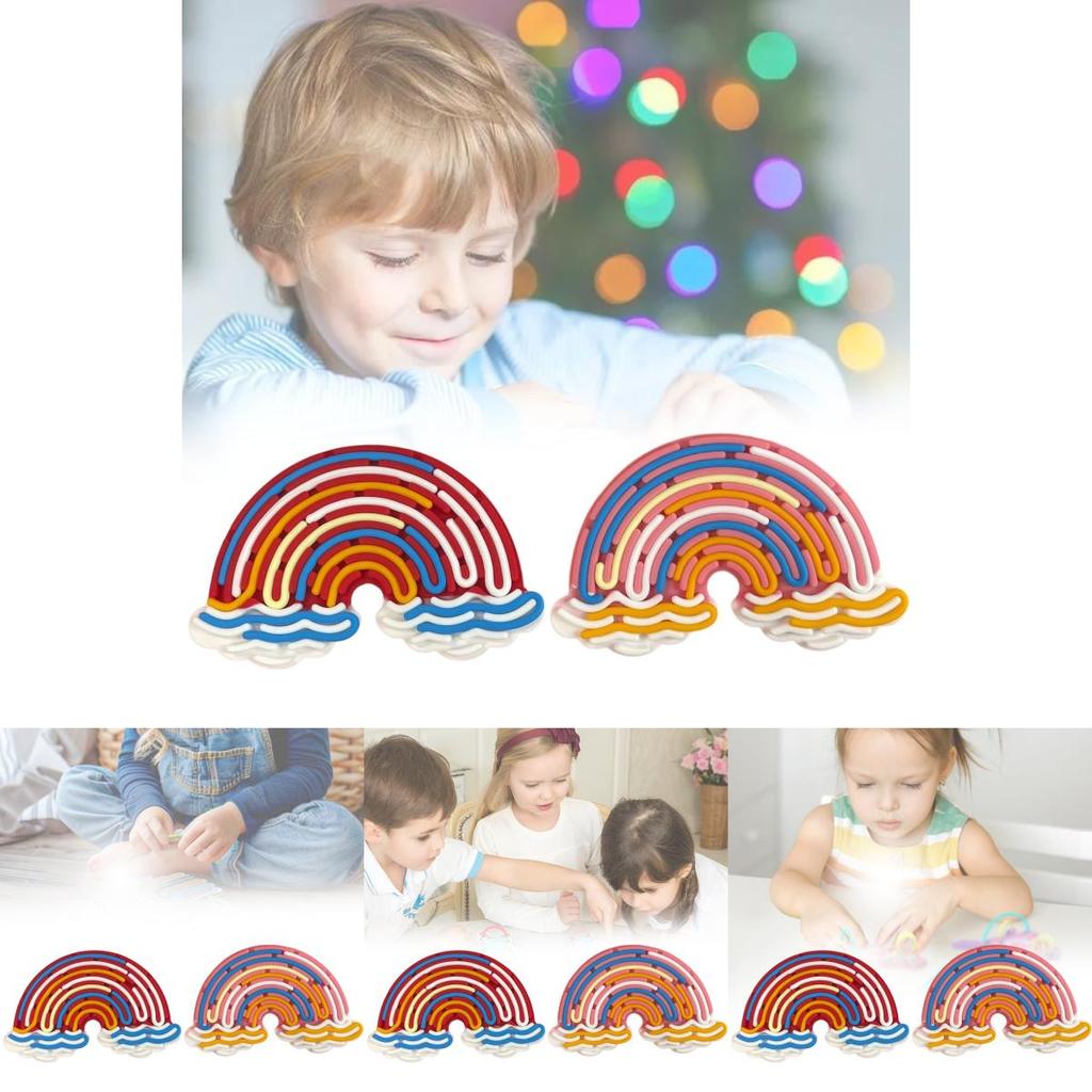 Colorful Sensory Activity Board For Stress Relief With Soft Silicone Design Ideal For Kids And Adults