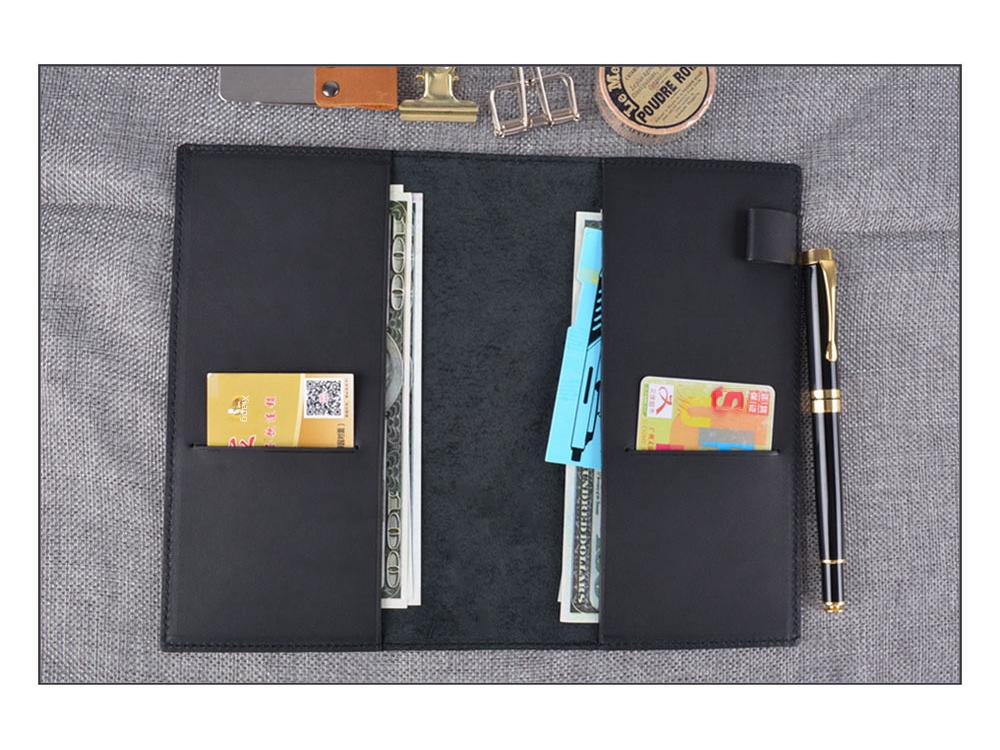 Genuine Leather A5/A6/B6 Notebook Cover - Top Layer Vegetable Tanned Protective Envelope Case