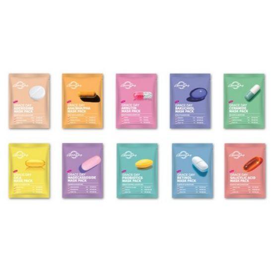 

Grace Day Pill Mask Pack 10Variety 30Pack